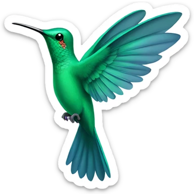 Humming bird sticker