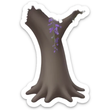 wisteria tree sticker