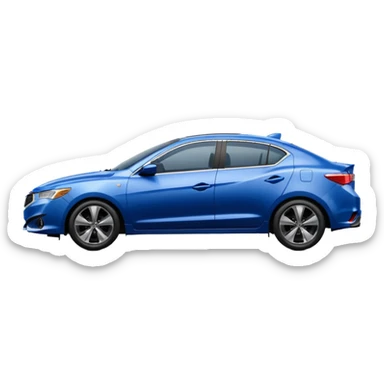 Blue Acura ilx 2022 sticker