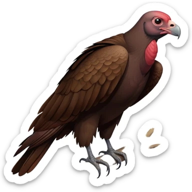 Turkey vulture sticker
