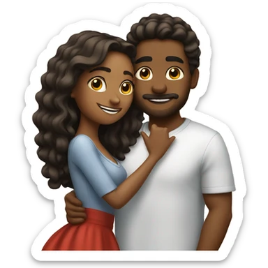 Showing infinite love to my gf sticker