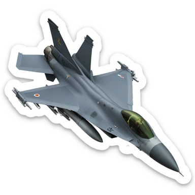 fighter jet f16 sticker