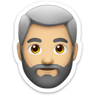 judoka barbe sticker