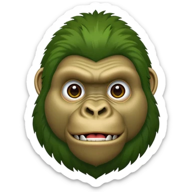 gorilla tag gorilla no legs and green sticker