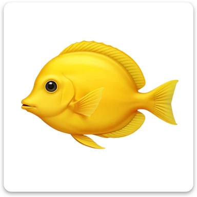 Yellow Tang sticker
