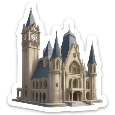 London houses of parliament sticker