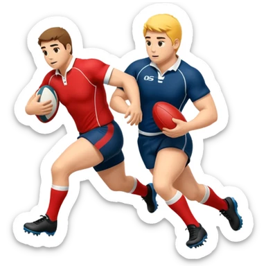 a rugby tackle sticker