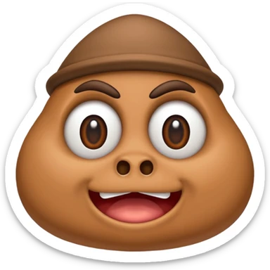 Goomba doing 😱 sticker