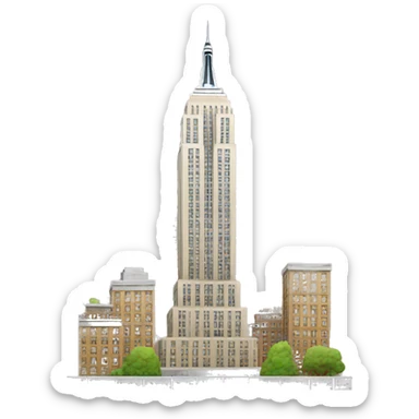 Empire State Building sticker