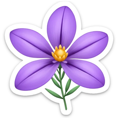 LAVENDER flower sticker