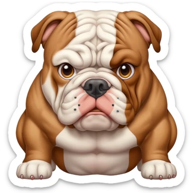British bulldog sticker