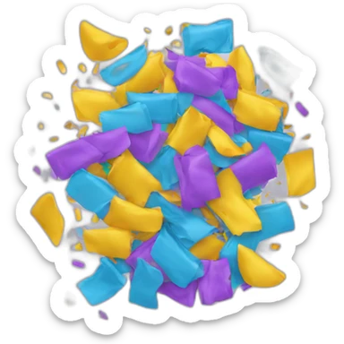 confetti sticker