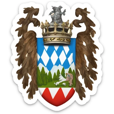 coa of arms of bavaria sticker