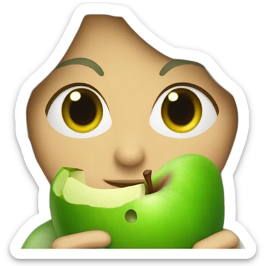 Manzana verde sticker