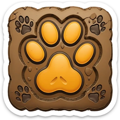 paw print sticker