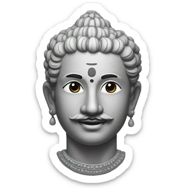 Vishnu ji tilak sticker