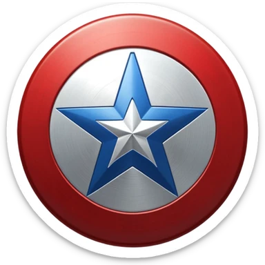 captain america shield emoji sticker