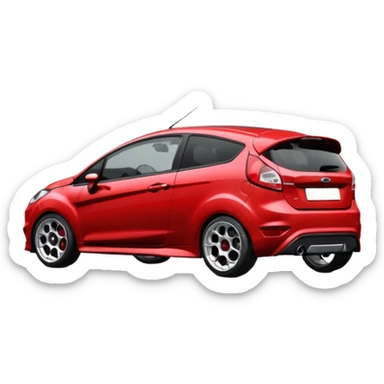 Ford fiesta st150 red sticker