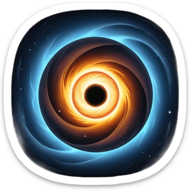 Gargantua in interstaller movie sticker