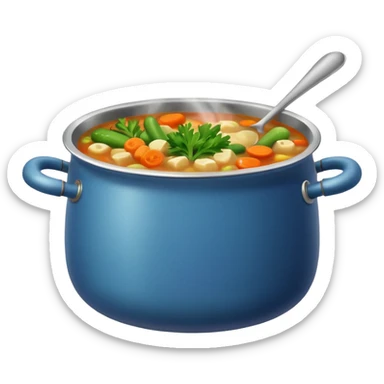 pot of soup emoji sticker