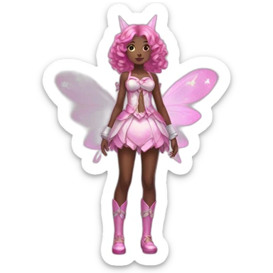magical girl full body sticker
