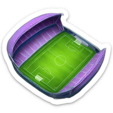 champions league soccer stadium sticker