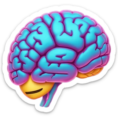 Stream galaxy brain emoji sticker
