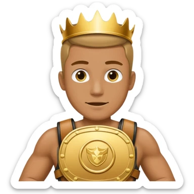 champ 2 belt w man sticker