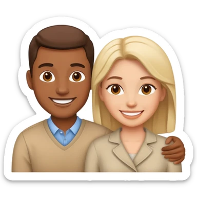 Love partners sticker