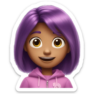 boo girl from monster inc sticker