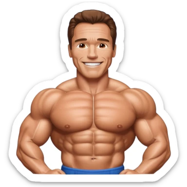 arnold schwarzenegger mr lympia sticker