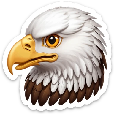 Eagle with two heads sticker
