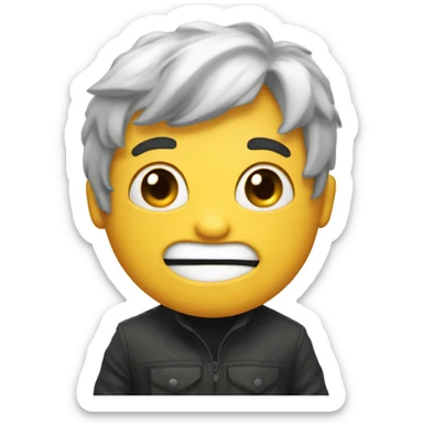 LOL as bubble letters sticker