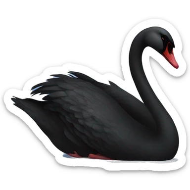 black swan  sticker