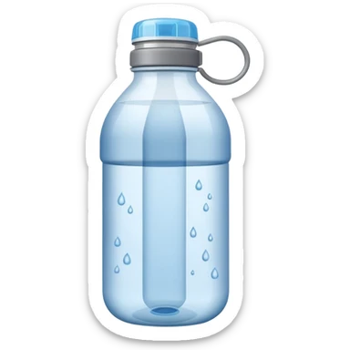 Water bottle – reusable canteen
 sticker