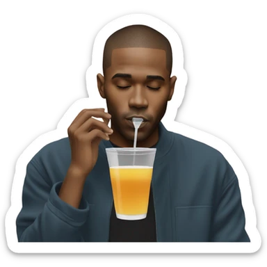 frank Ocean sipping drin sticker