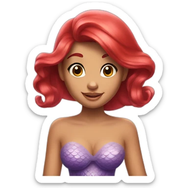 arielle the little mermaid sticker