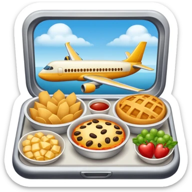 plane food sticker
