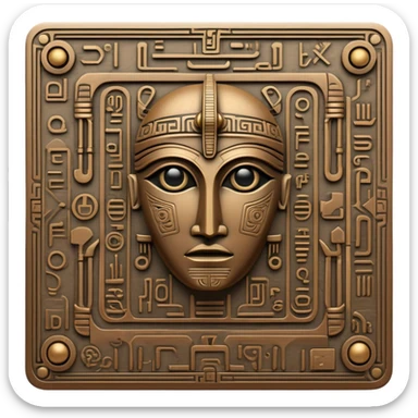 anunnaki ancient computer board sticker