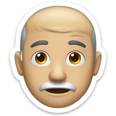 Ein traurig aber glücklicher Mensch sticker