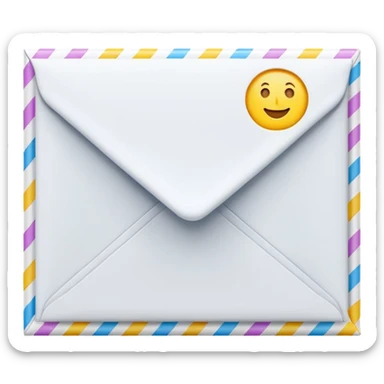 stamped envelopes sticker