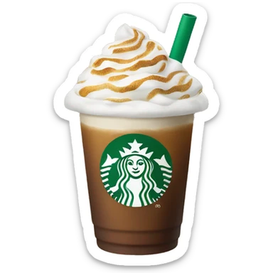 Starbucks holiday drink sticker