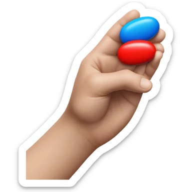 Take the red pill or the blue pill sticker