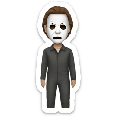 Michael myers sticker