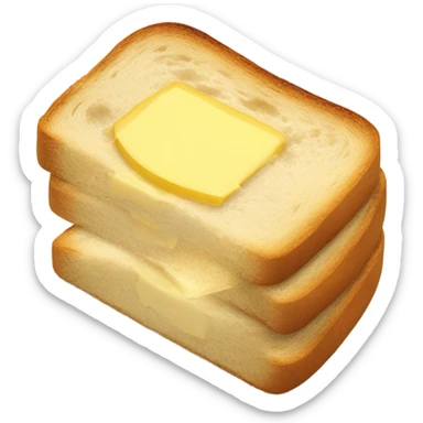 Bread whith butter sticker
