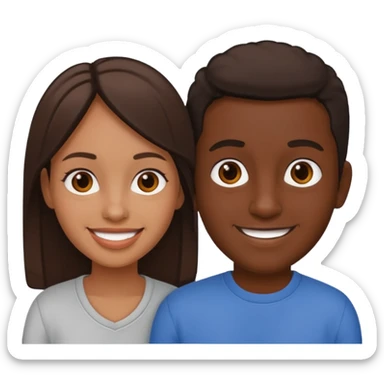 amigos puerto riqueños dos  sticker