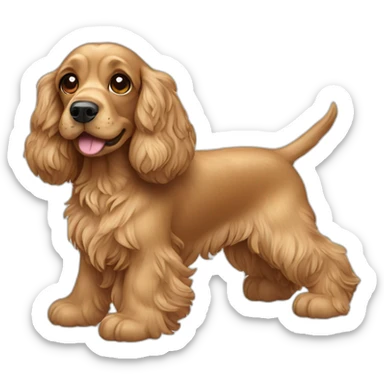cocker spaniel sticker
