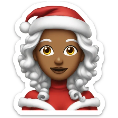diva santa sticker