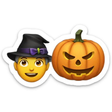 Halloween sticker