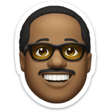 Stevie Wonder sticker